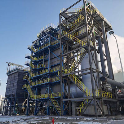 Boiler uap panas limbah tinggi hemat energi Konversi gas buang 67662Nm3/H Aliran gas buang masuk