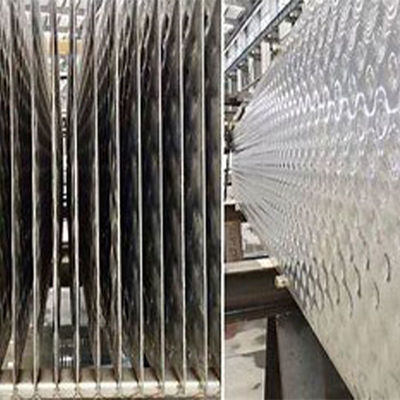 Kompak Layout bantal pelat penukar panas saluran aliran tiga dimensi transfer panas yang efisien