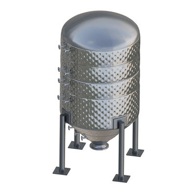 Desain Modular Jacketed Panas Exchanger SUS304 Low Resistance Korosi Resistant Material