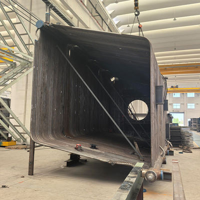 5 tahap countercurrent Economizer Membrane Wall Boiler Pemulihan Panas Produksi kimia
