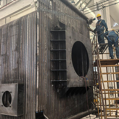 5 tahap countercurrent Economizer Membrane Wall Boiler Pemulihan Panas Produksi kimia