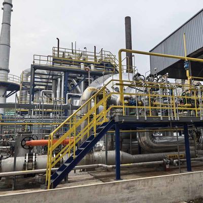 IPX5 Boiler Uap Berbahan Bakar Gas Alam Baja Karbon Diperkuat Badan Tungku Instalasi Fleksibel